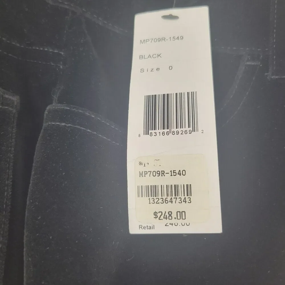 Lafayette 148 Pants size 0 Black Slim Ankle Corduroy Pants MP709R-1549 NWT $248 - Picture 5 of 12